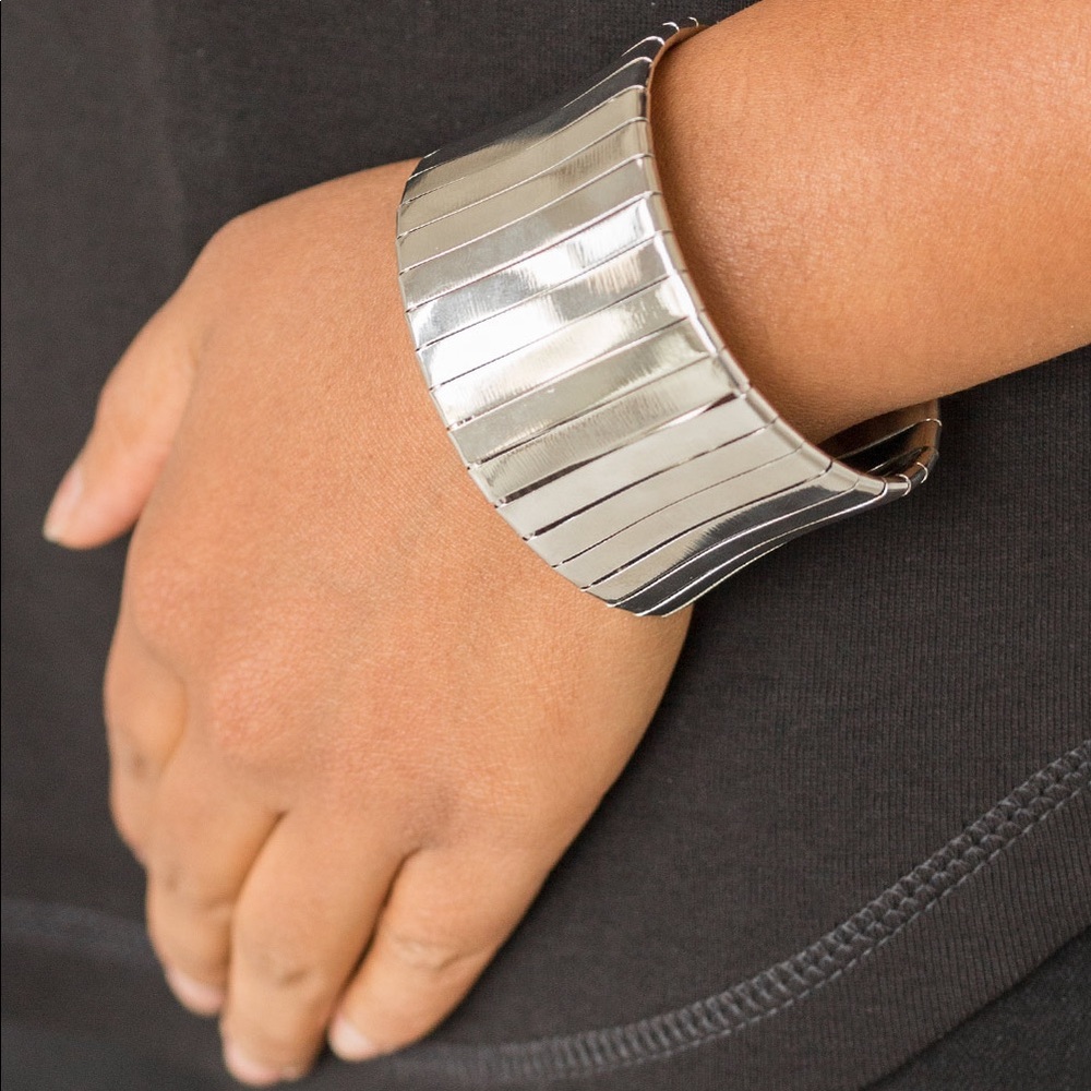 “Silver Cuff Bangle”